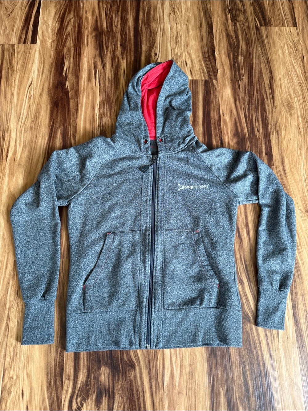 Orangetheory Gray Zip Up Hoodie